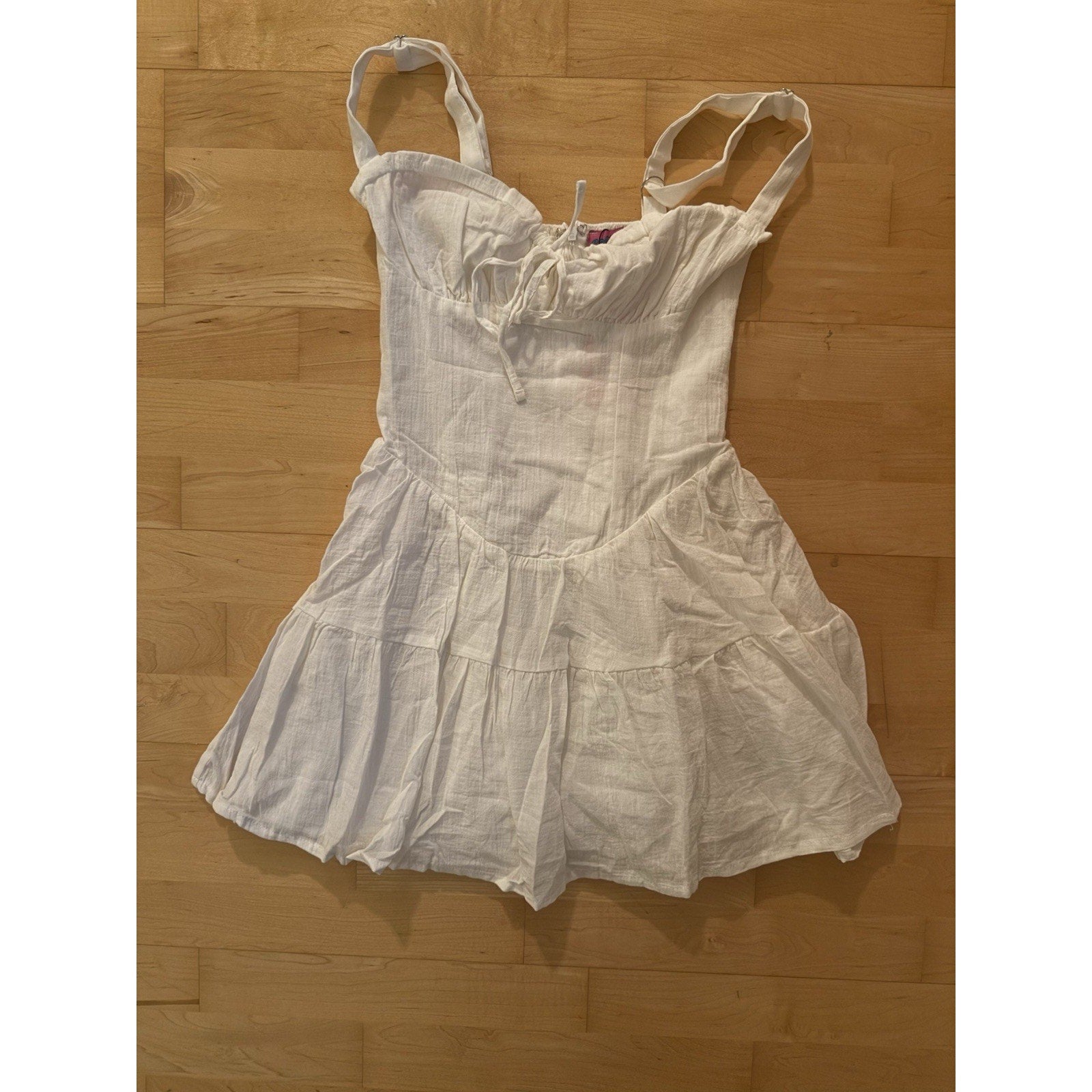 lenore cupped mini dress Edikted | Dresses | Edikted Lenore Cupped White Mini Dress In Size Xs