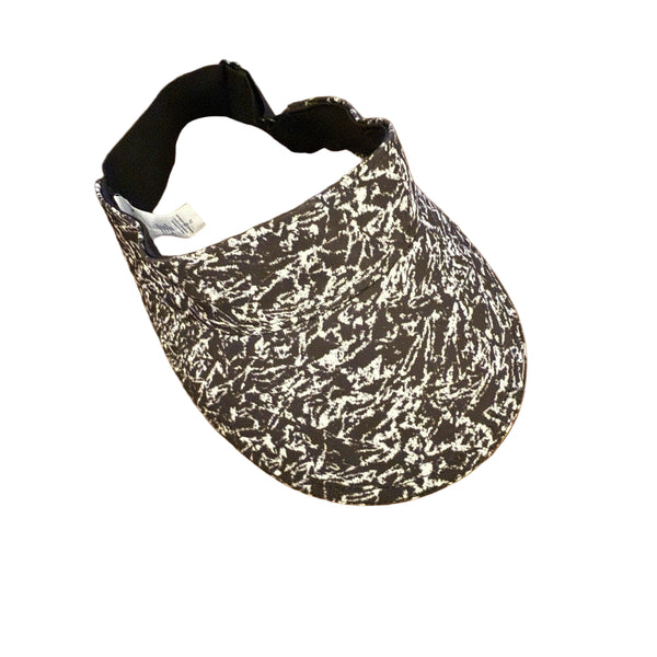 Lululemon Black & White Marble Running Visor Cap