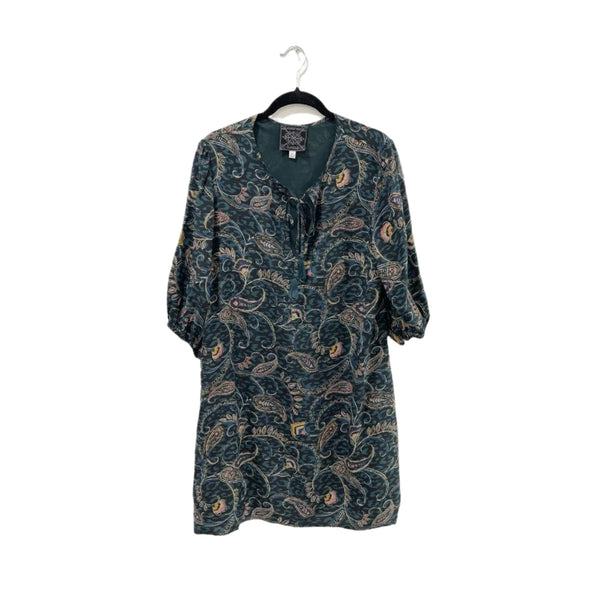 Johnny Was Women's Marzanna Paisley Silk Shift Dress Tunic | Size Small