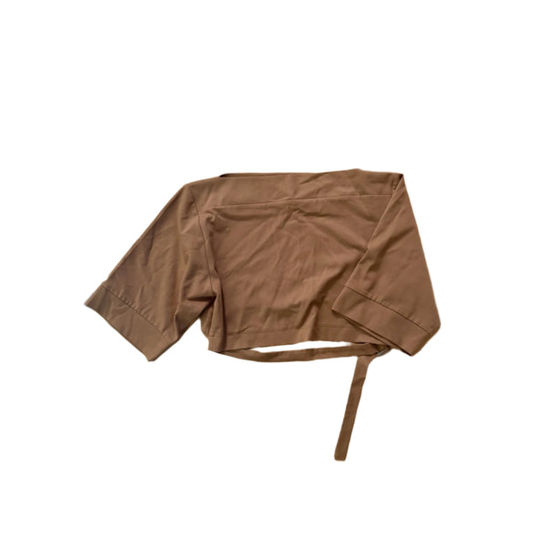 Balt Women's To Begin Again Lane Cropped T-Shirt in Dusty Beige - Size Medium