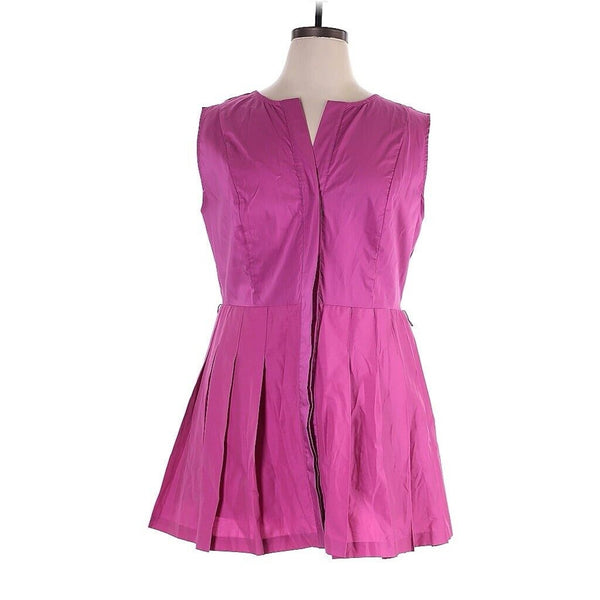 Cartolina Women's Nantucket Pink Hadley Romper Mini Dress, Sleeveless, XL (No Belt)