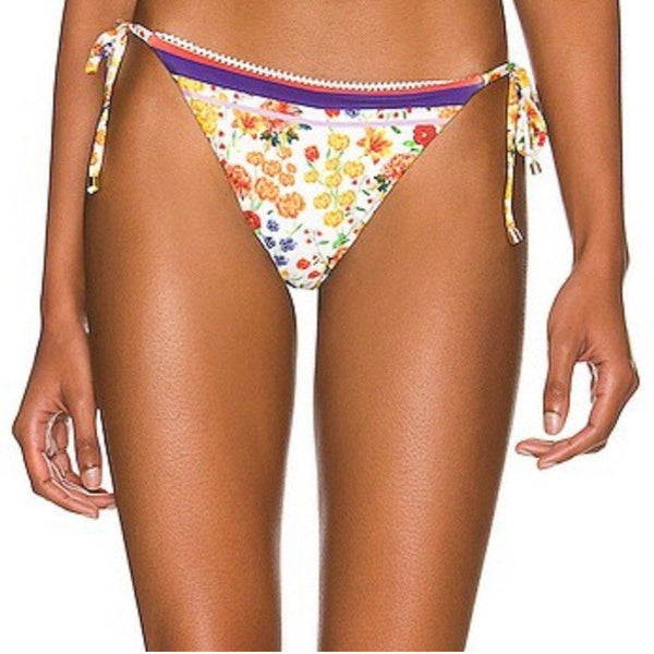 NWT Agua Bendita Women’s Alegria Bouk Reversible Floral Bikini Bottoms – Size XL