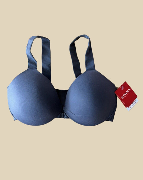 Spanx Bra-llelujah! Lightly Lined Full Coverage Bra - Dark Grey, Size 34C