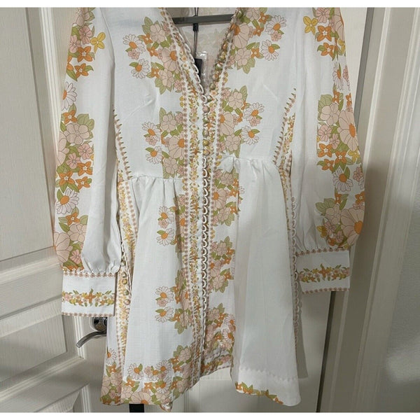 Beulah Women's for Tuckernuck Leila Floral Long Sleeve Dress (No Belt) Medium