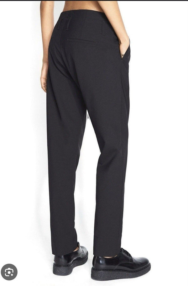 Hope Stockholm Women's Law Trousers, Black LYOCELL Cropped, Size XS