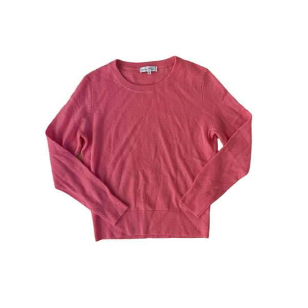 NWOT White + Warren Women's 100% Cashmere Pink Crewneck Sweater Small
