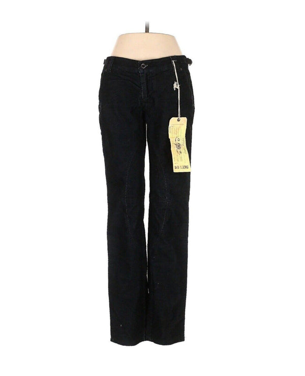 NWT Da Nang Women's Black Surplus Corduroy Jeans Pants in Onyx, Size 27 x 32