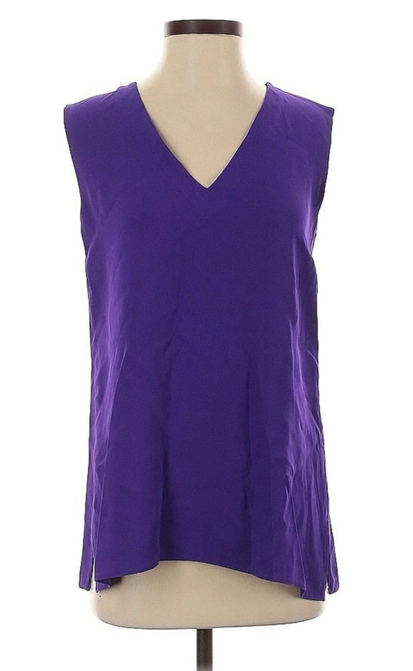 Ralph Lauren Purple Label Women’s V-Neck Sleeveless Top – Size 6