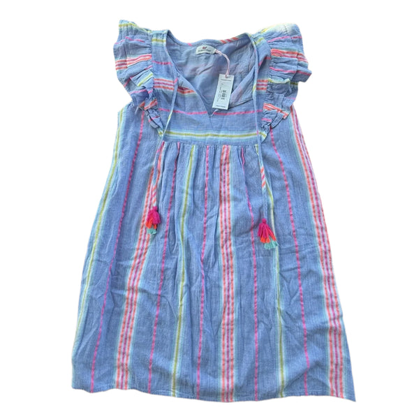 NWT Vineyard Vines Women's St Barths Flutter-Sleeve Cotton Tunic Dress | Size Small | Blue