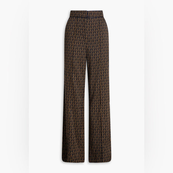 Veronica Beard Women's Edit Printed Full-Length Pants – Size 6, 33” Inseam