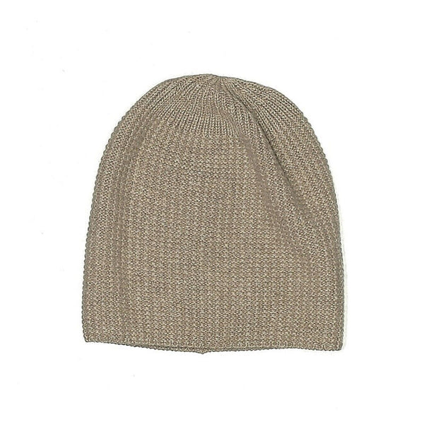 NWOT Amato Cashmere Emma Beanie Hat Tan Beige