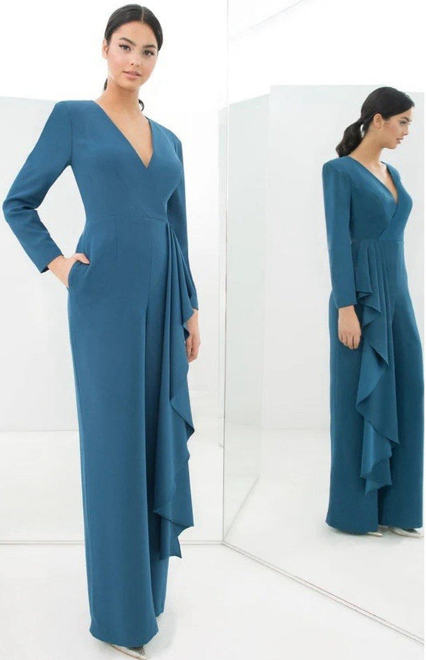 NWT Daymar Couture Women's 'Alexander by Daymar' Blue Jumpsuit – Size 6