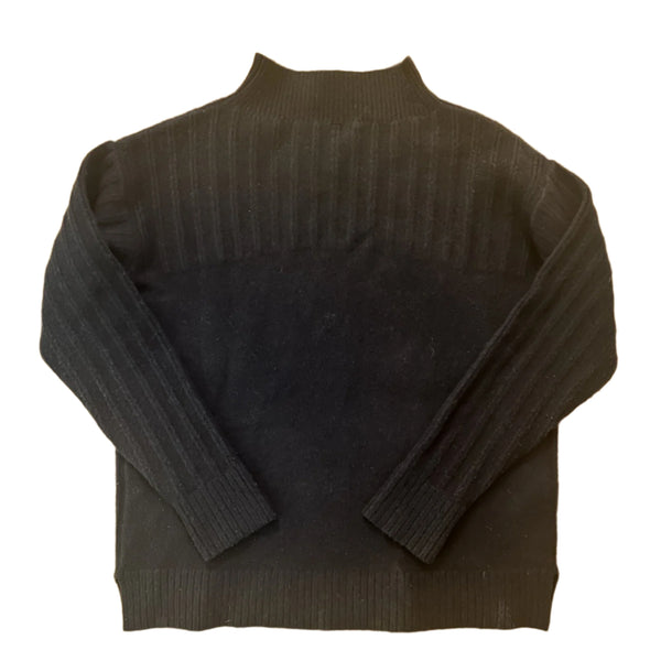 Lululemon Women's Twin Rib Turtleneck Sweater – Navy Blue, Size Medium