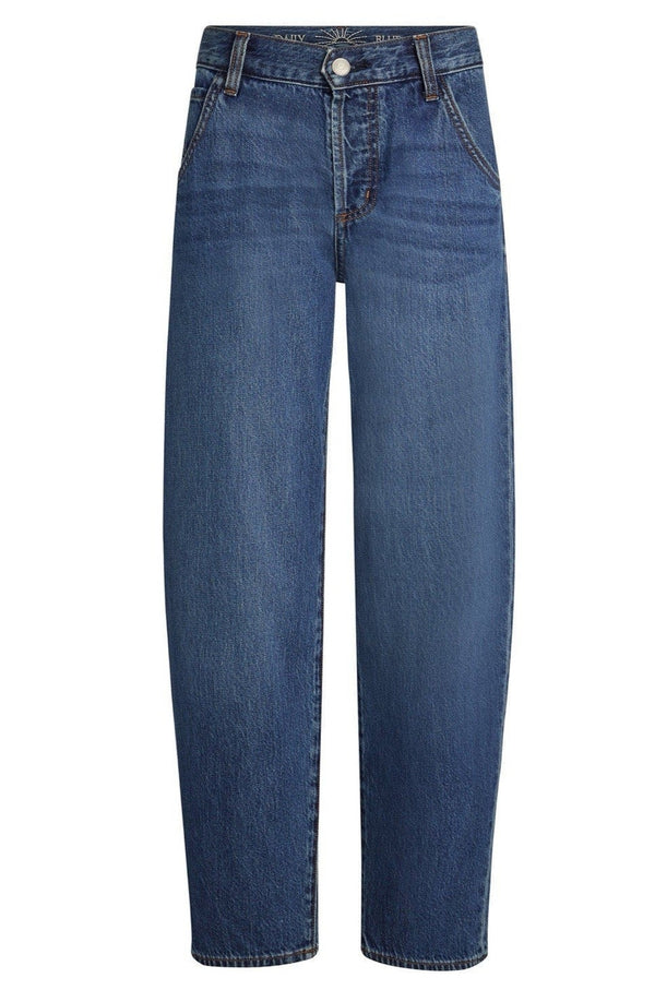 NWT Daily Blue Women’s Mantra Barrel Leg Cropped Jeans – Size 30