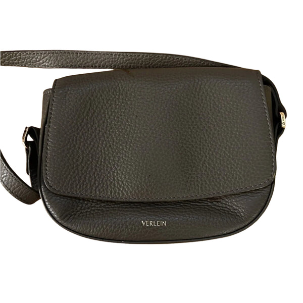 Verlein Ana Mini Crossbody Bag – Taupe Grey Leather