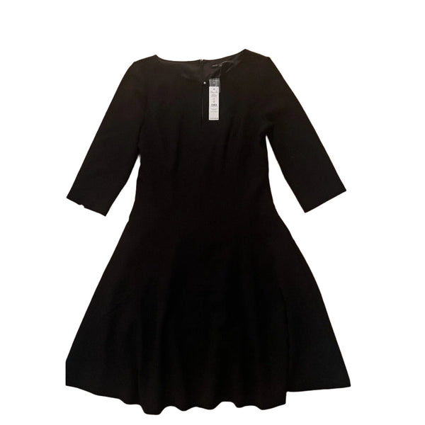 NEW White House Black Market Women's Fit-And-Flare Dress Black Size 8