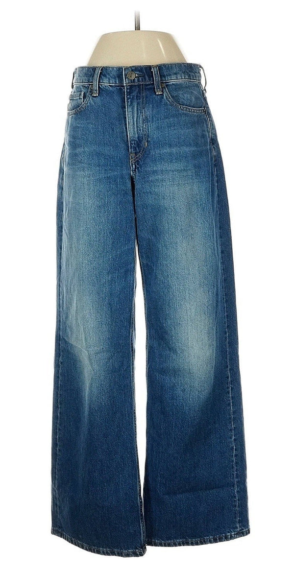Banana Republic Women’s Essential Wide Leg High-Rise Jeans – Size 27