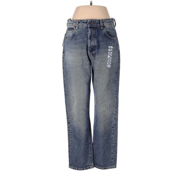 NWT 6397 Women's Wide-Leg Jeans – Light Blue Worn Wash (Size 27)