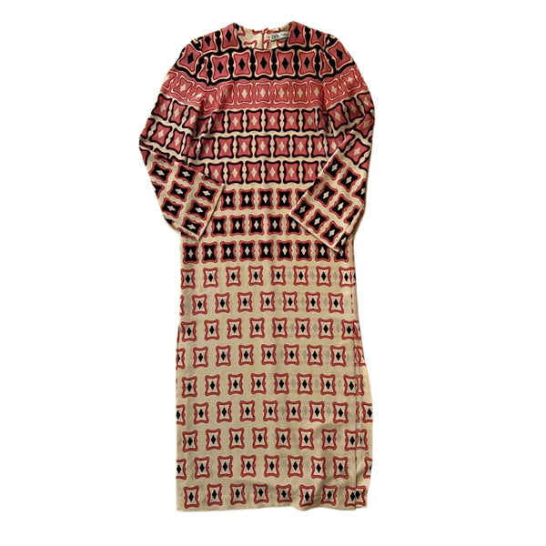 ZARA Women's Trinny Pink Cut-Out Print Tunic Dress – Small