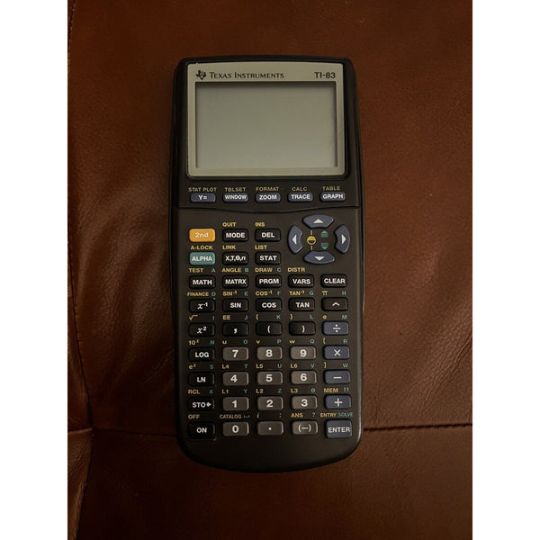 Texas Instruments TI-83 Plus Graphing Calculator Tested Working With Cover