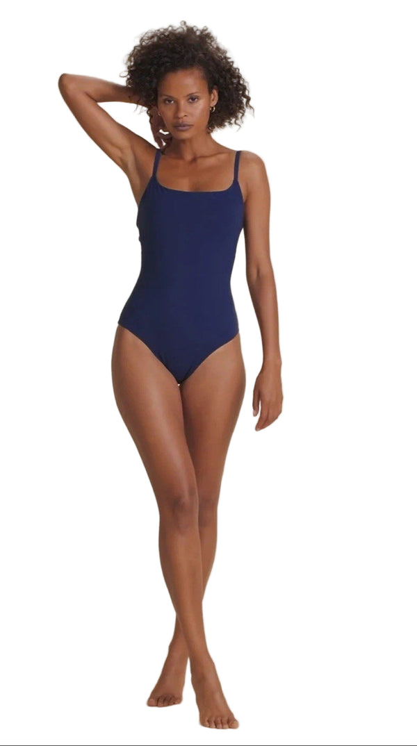 NWT Stylest Women’s System Dreamsculpt One Piece Swimsuit – Navy Blue, Size Small
