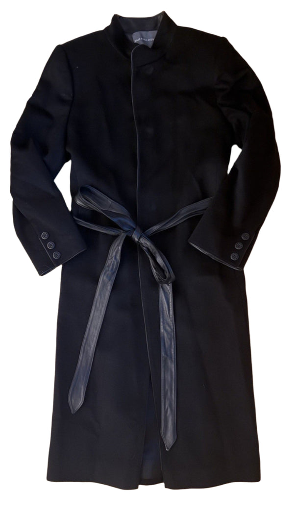 VTG Fleurette Women’s Cocoon Coat – Black, Size Medium