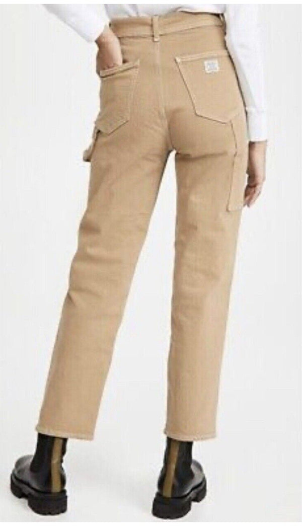 Denimist Chapel Carpenter Khaki Tan cargo Utility Pants Size 28