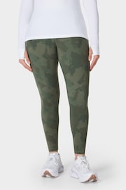 ✨Sweaty Betty Power Full Length Leggings High Rise Green Camo Print M