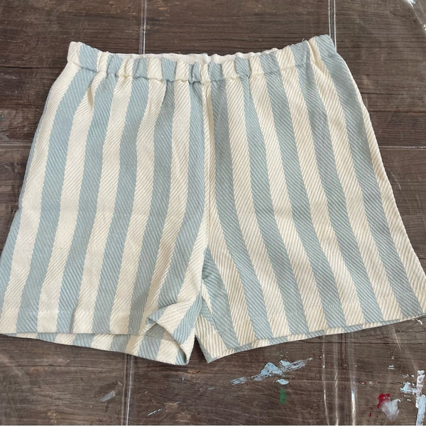 ATTERSEE Women's The Shorts blue white striped small