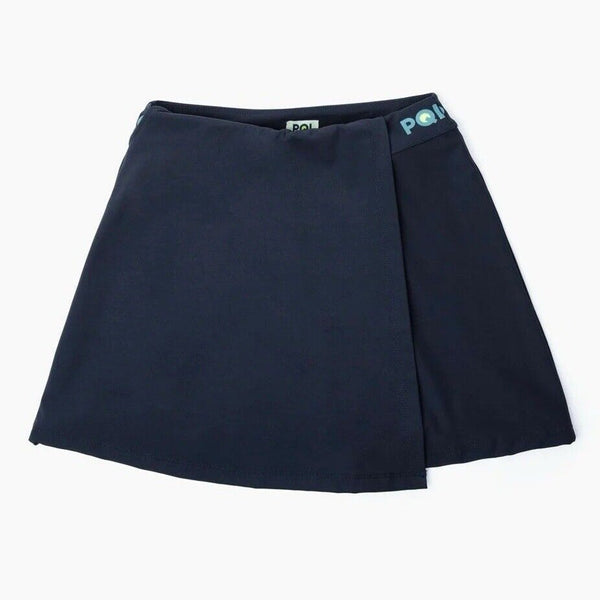 NWOT PQL Wrap Court Tennis Golf Skort Skirt Navy Blue Large