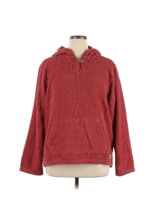 Birdwell Beach Britches Terrycloth Red Hoodie Surfing Baja XL