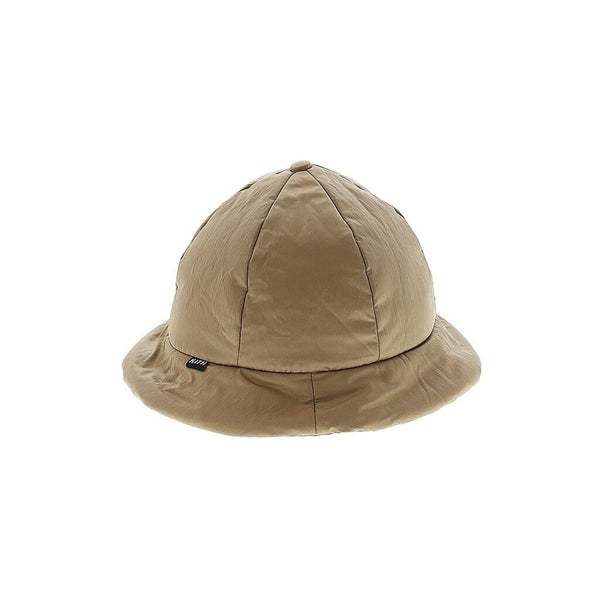 KITH & KIN ROUND PUFFER BUCKET HAT Tan Beige