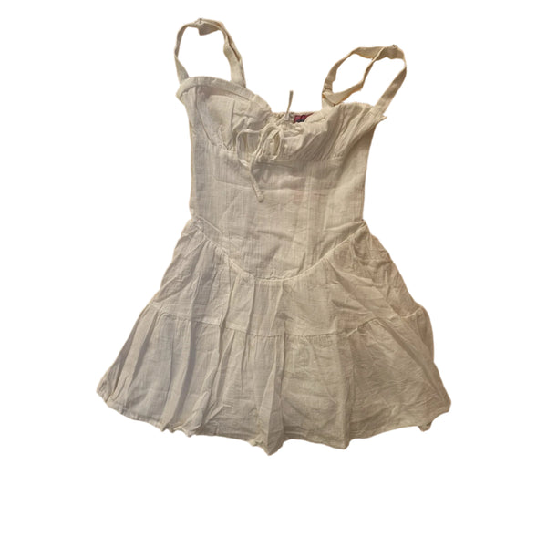 NWT Edikted Women's Lenore Cupped Mini Dress – White, Size XS