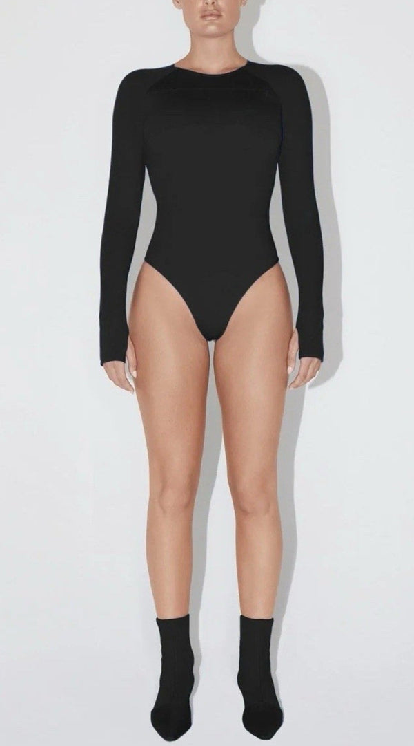 Khy Women's x Entire Studios Long Sleeve Bodysuit – Black – Size Medium
