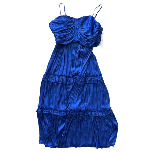 NWT Aqua Women's Ruched Top Midi Dress – Cobalt Blue – Size XXL