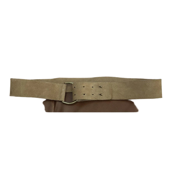 Gap Women's Beige Suede Belt 100% Leather Soft Suede Tan Brown Cream Boho Medium