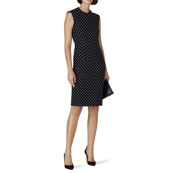 Haider Ackermann Black Polka Dot Shirt Dress Sleeveless 40 US 8