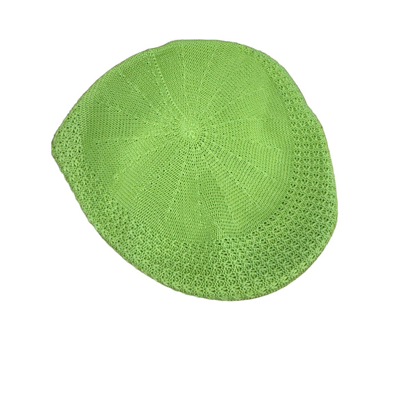 Echos by Kangol Neon Green Ventair Newsboy Cap – Small