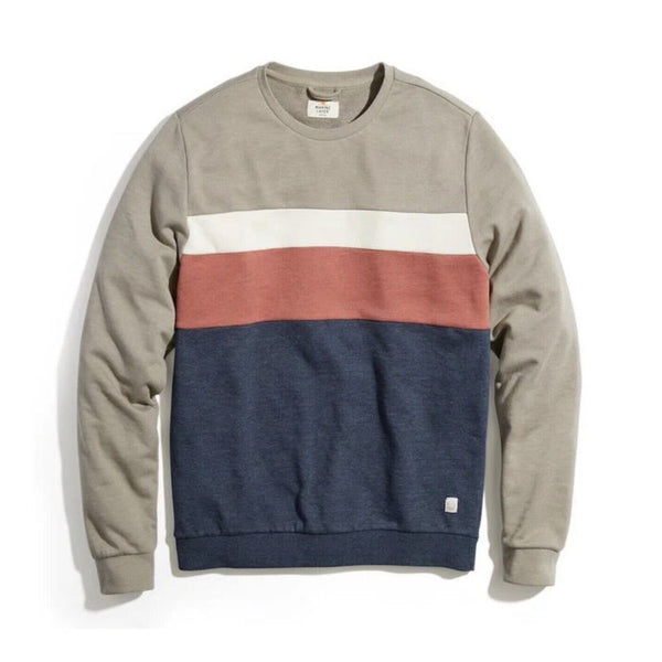 Marine Layer Colorblock Crew Sweatshirt Medium