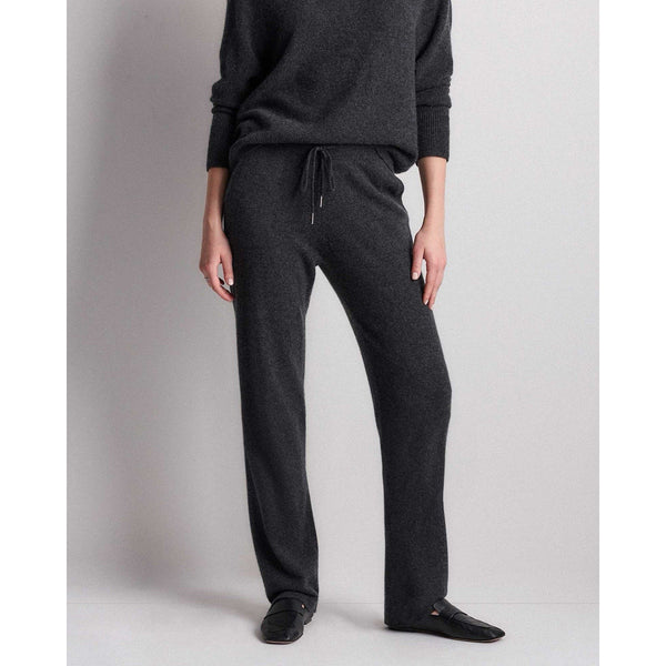 Quince Straight Leg Cashmere Heather Grey Charcoal M