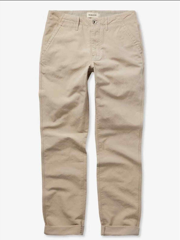 Taylor Stitch Women's Morse Pant Cotton Canvas - Sand, Khaki, Tan, Beige, W29