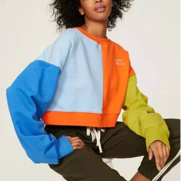 Simon Miller Color lock 90s Cropped Sweatshirt XS