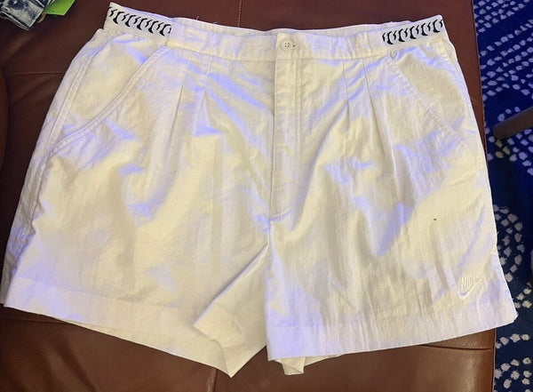 Challenge Court Nike John McEnroe Andre Agassi White Tennis Shorts 38 90s