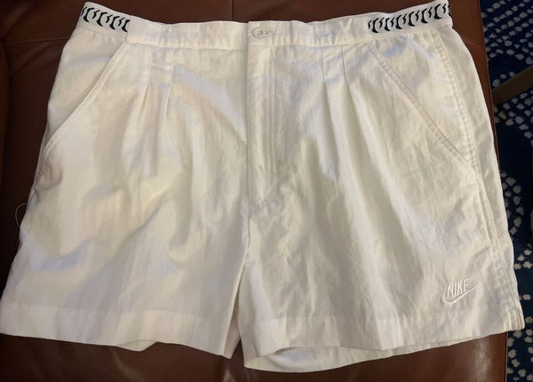 Challenge Court Nike John McEnroe Andre Agassi White Tennis Shorts 36 90s